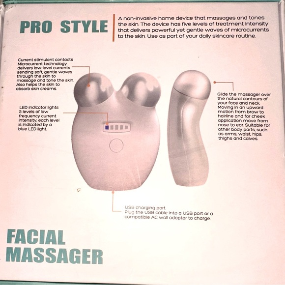 MICRO CURRENT FACE TONER USB NIB - Picture 3 of 3